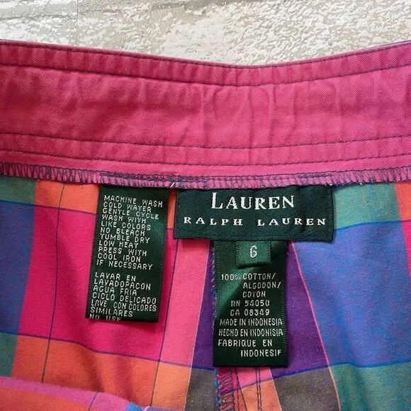 Ralph Lauren vintage plaid shorts - Picture 4 of 11